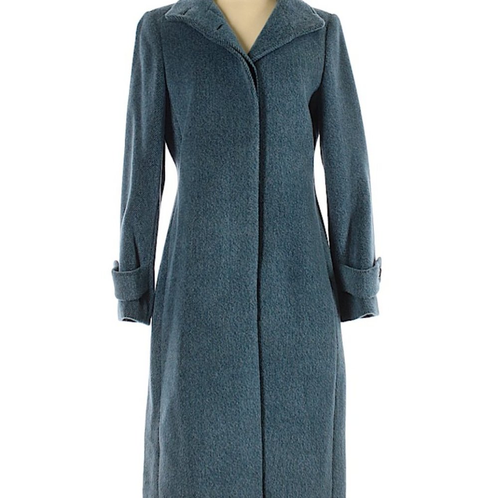 Talbots Wool Long Top Coat Size 4